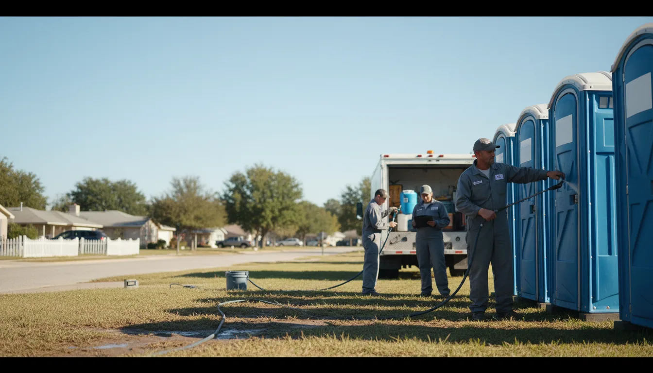 Long-Term Portable Toilet Rental in Vandervoort, AR near me